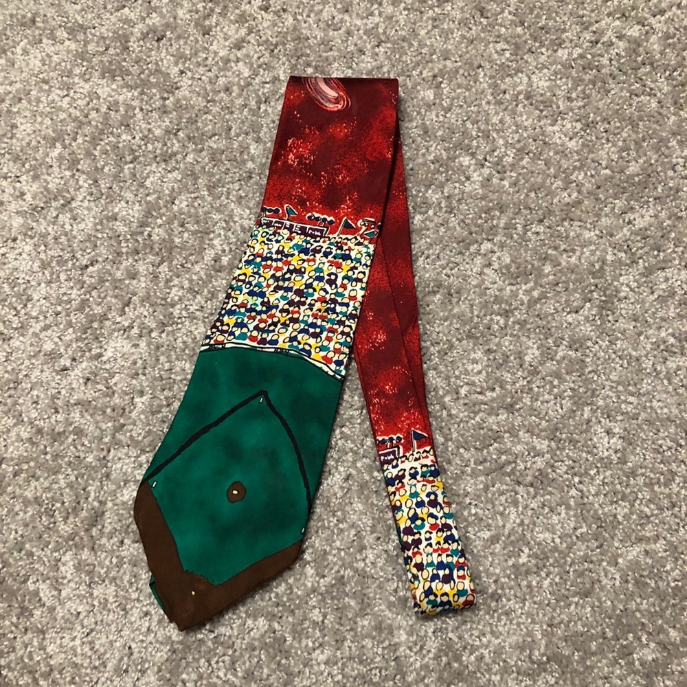 Baseball Silk Tie